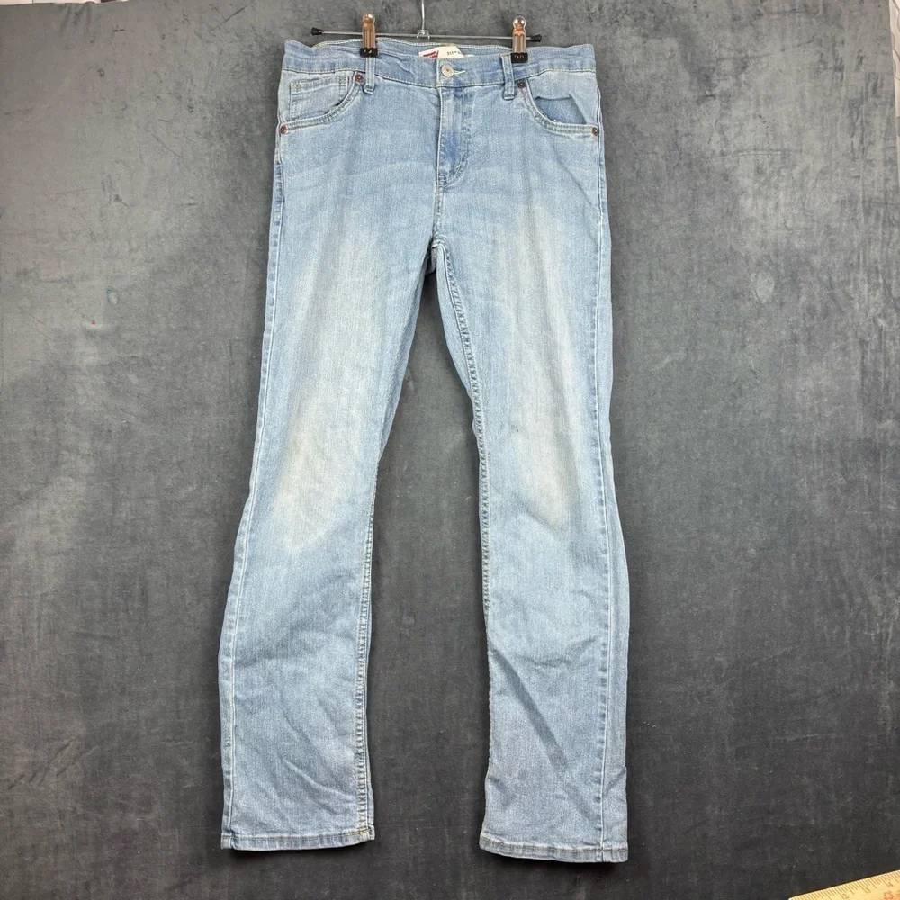 Levi's 511 Slim Straight Leg Light Blue Jeans Sz 18 REG (29 x 29)